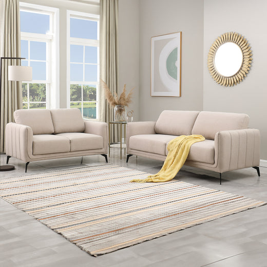 Oslo Fabric 2+3 Seater Sofa Set