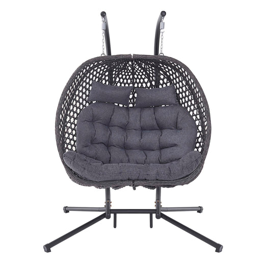 Sicily Double Hanging Rattan Egg Chair