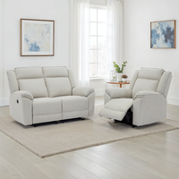 Skye 1+2 Seater Linen Electric Recliner Sofa Set