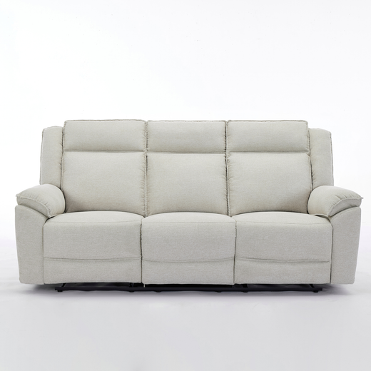 Skye 3 Seater Linen Electric Recliner Sofa