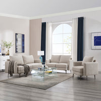 Sofia 1+2+3 Seater Fabric Sofa Set