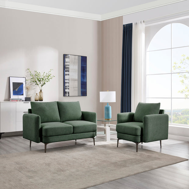 Sofia 1+2 Seater Fabric Sofa Set