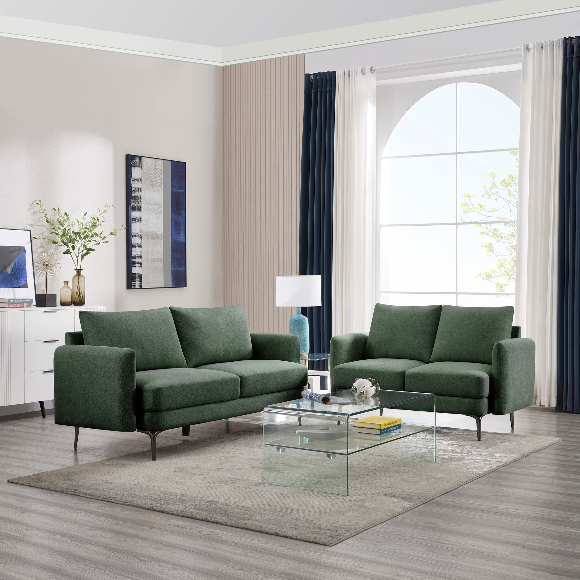 Sofia 2+3 Seater Fabric Sofa Set