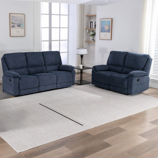 Sydney Manual Recliner 2 and 3 Seater Sofa Set