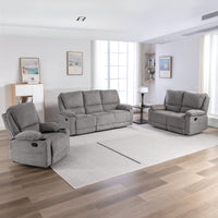 Sydney Manual Recliner 1, 2 and 3 Seater Sofa Set