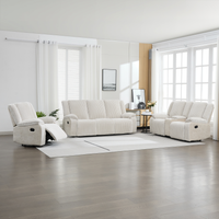 Verona 1+2+3 Seater Jumbo Cord Manual Recliner Sofa Set