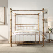 Welwyn Four Poster Brass Metal Bed Frame