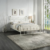 Bayford Traditional White Metal Bed Frame
