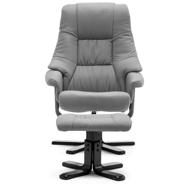 Sorento Swivel Recliner Chair with Foot Stool