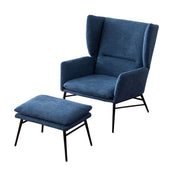 Clara Accent Chair With Footstool