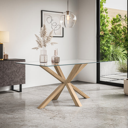 Etta Glass Dining Table