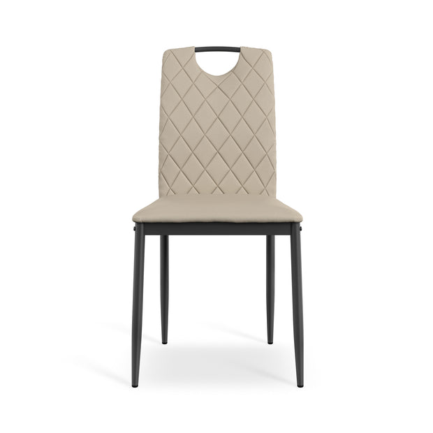 Monza Dining Chair with Black Legs