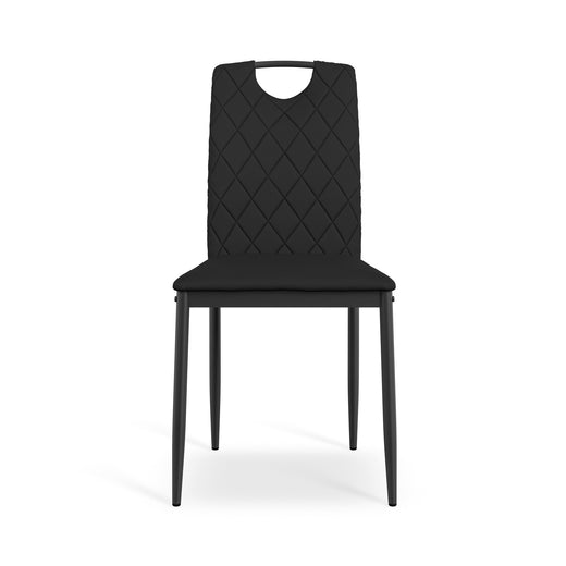 Monza Dining Chair with Black Legs