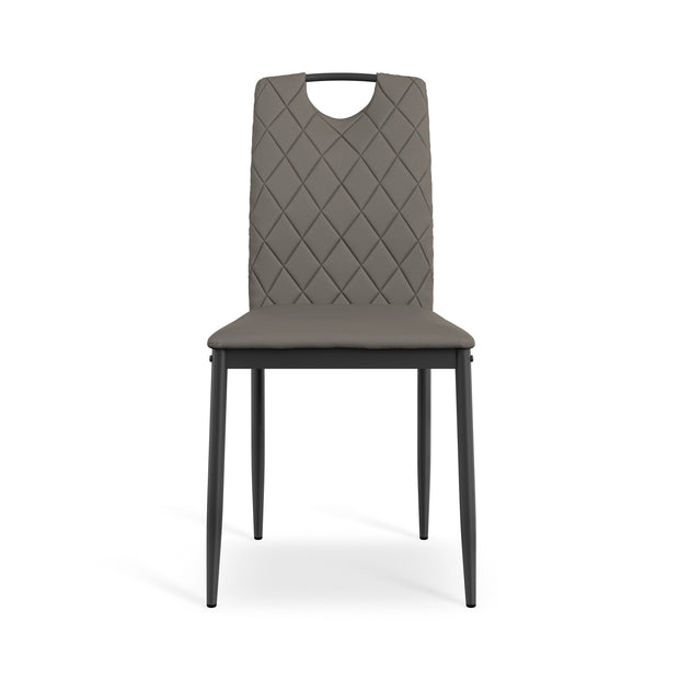 Monza Dining Chair with Black Legs