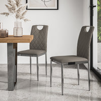 Monza Dining Chair with Chrome Legs