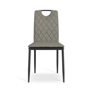 Monza Dining Chair with Black Legs