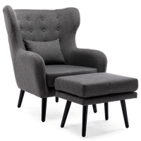 Winslow Accent Chair with Stool