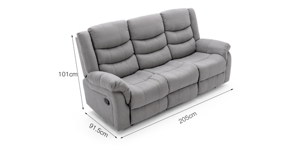 Seattle 3 Seater Recliner Sofa