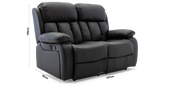 Salisbury Recliner 2 Seater Recliner Sofa