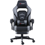 GTForce Turbo Gaming Chair with Recline and Footrest