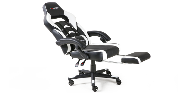 GTForce Turbo Gaming Chair with Recline and Footrest