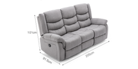 Seattle 3 Seater Recliner Sofa