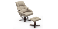 Sorento Swivel Recliner Chair with Foot Stool