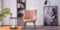 Vera Accent Chair with Footstool