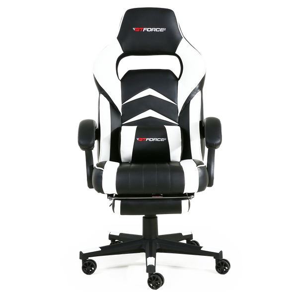 GTForce Turbo Gaming Chair with Recline and Footrest