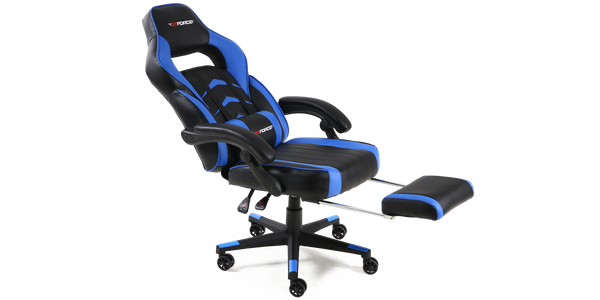 GTForce Turbo Gaming Chair with Recline and Footrest