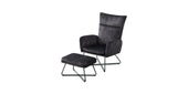Ingrid Accent Chair With Footstool