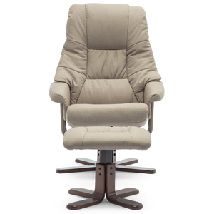Sorento Swivel Recliner Chair with Foot Stool