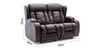 Caesar 2 Seater Recliner Sofa