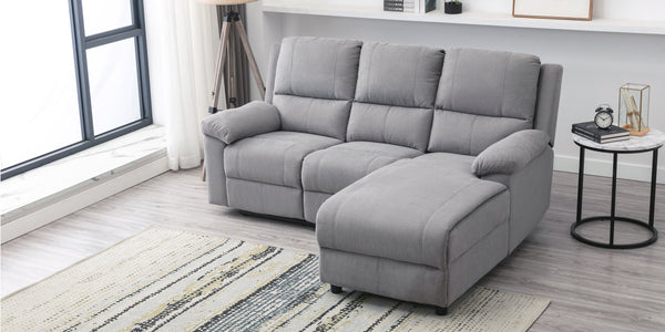 Valencia Chaise Recliner Left Corner Sofa 3 Seater