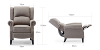 Charlotte Push Back Recliner Chair