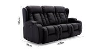 Caesar 3 Seater Recliner Sofa