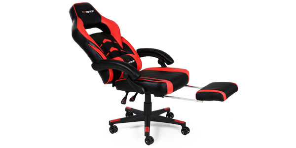 GTForce Turbo Gaming Chair with Recline and Footrest