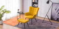 Vera Accent Chair with Footstool