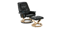 Tuscany Swivel Recliner Chair with Foot Stool