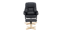 Sorento Swivel Recliner Chair with Foot Stool