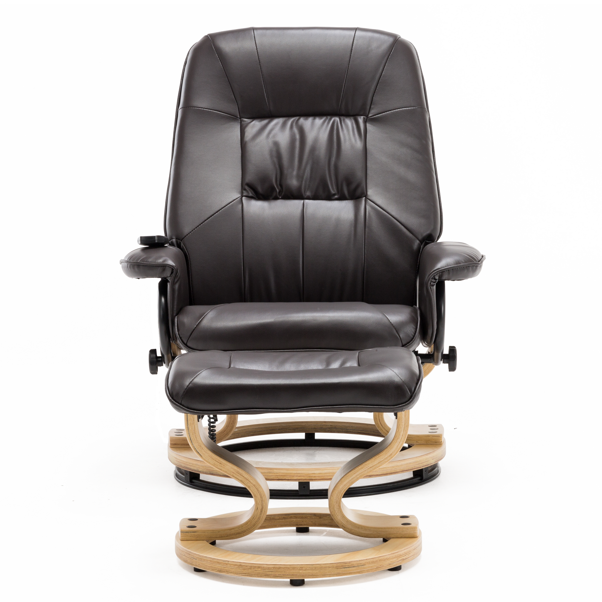 Tuscany Swivel Recliner Chair with Foot Stool