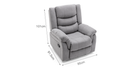 Seattle 1-Seater Fabric Recliner Chair