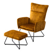 Ingrid Accent Chair With Footstool