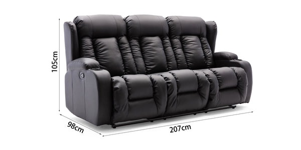 Caesar 3 Seater Recliner Sofa