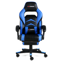 GTForce Turbo Gaming Chair with Recline and Footrest