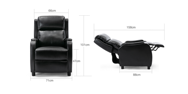 Churwell Push Back Recliner Chair