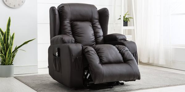 Caesar Rise Recliner Chair with Massage and Heat