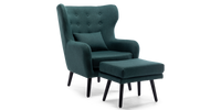 Winslow Accent Chair with Stool