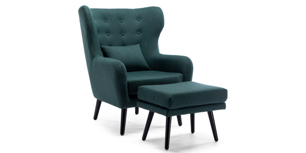 Winslow Accent Chair with Stool