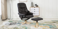 Sorento Swivel Recliner Chair with Foot Stool